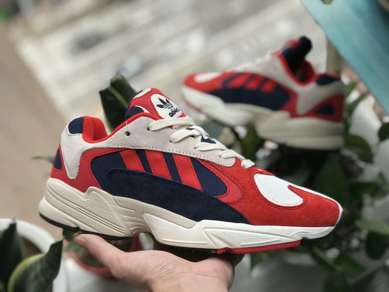 Adidas Originals Yung 1 Red-White-Collegiate Navy(99% Authentic quality)